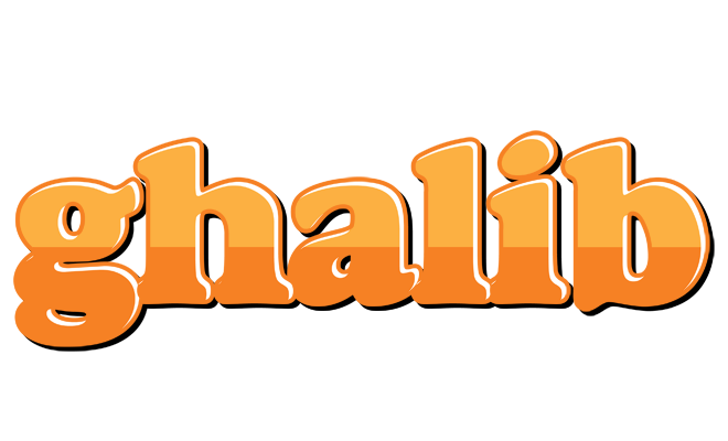 Ghalib orange logo