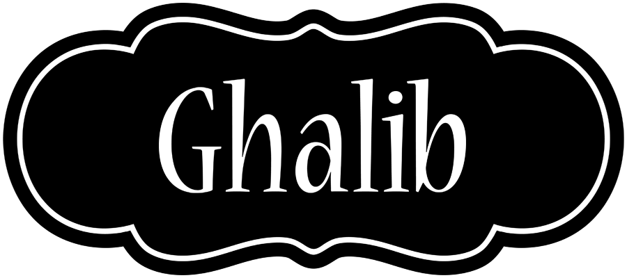 Ghalib welcome logo