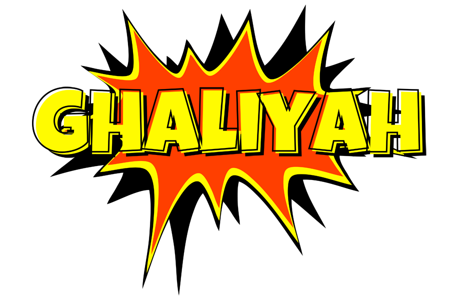 Ghaliyah bazinga logo