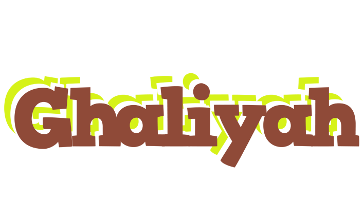 Ghaliyah caffeebar logo