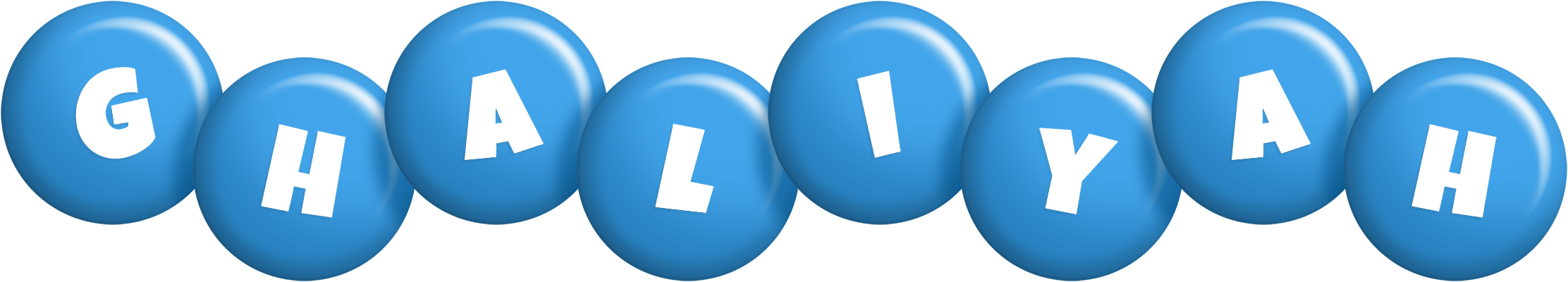 Ghaliyah candy-blue logo