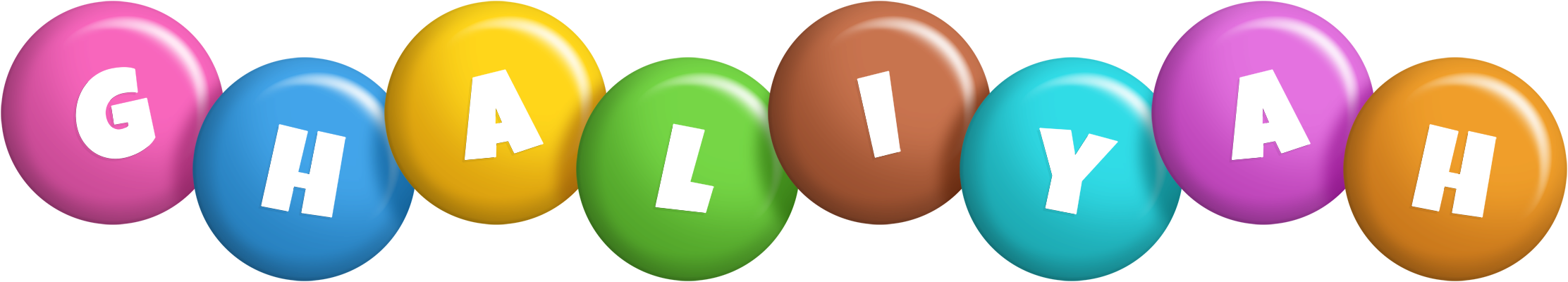Ghaliyah candy logo