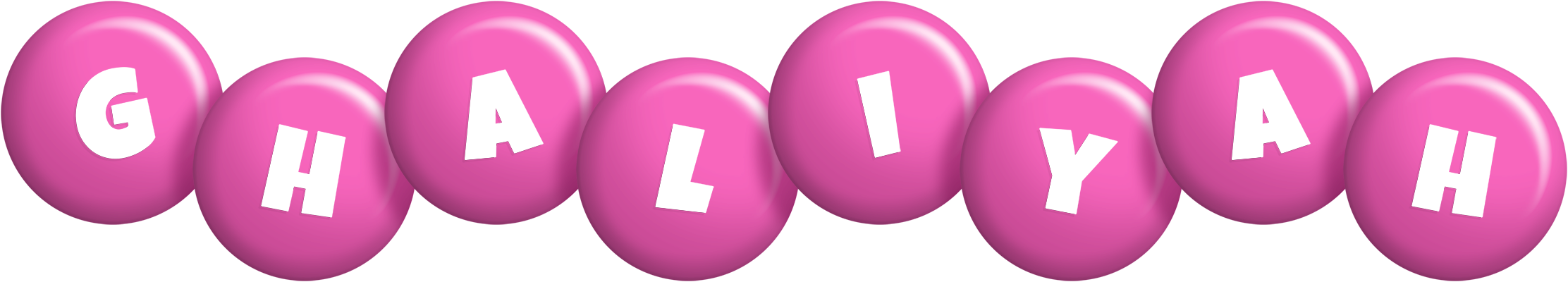Ghaliyah candy-pink logo