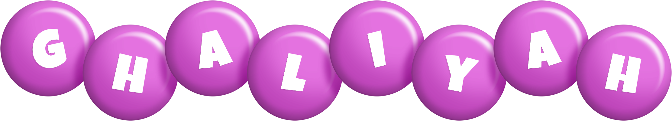 Ghaliyah candy-purple logo