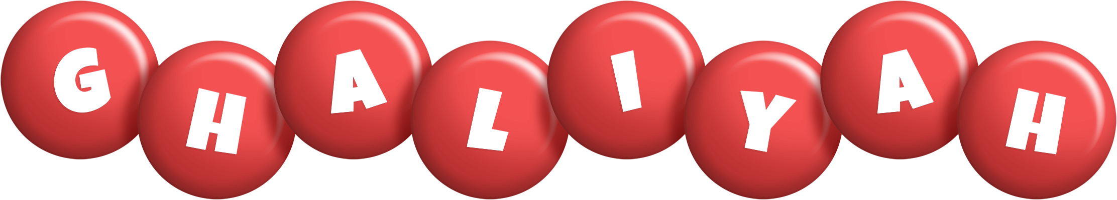Ghaliyah candy-red logo