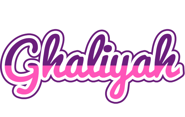 Ghaliyah cheerful logo