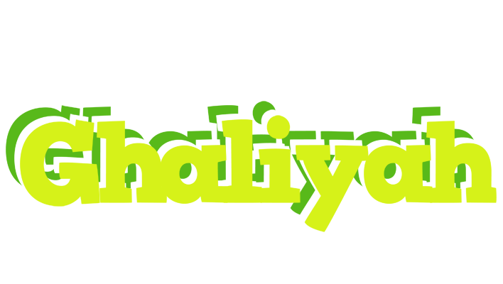 Ghaliyah citrus logo
