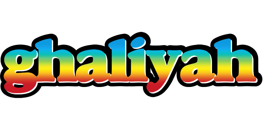 Ghaliyah color logo