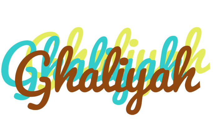 Ghaliyah cupcake logo