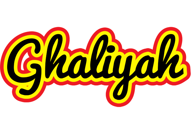 Ghaliyah flaming logo