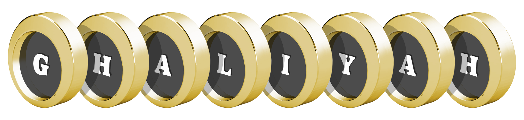 Ghaliyah gold logo
