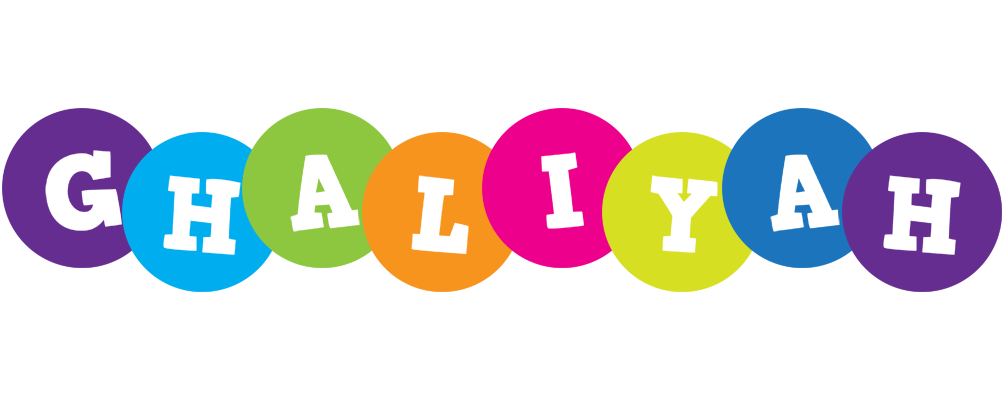 Ghaliyah happy logo
