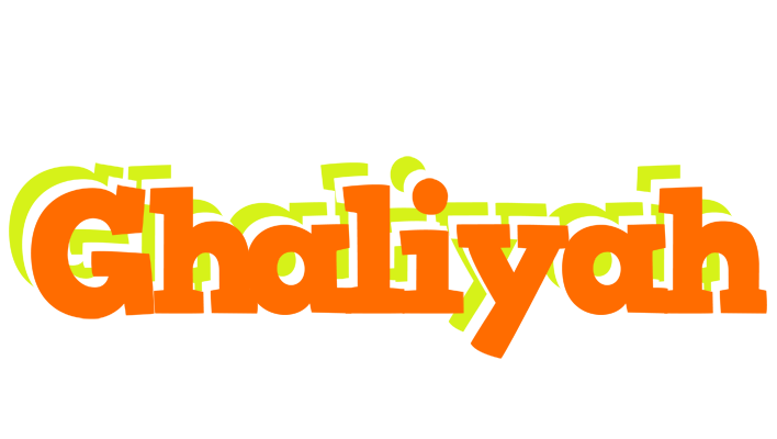 Ghaliyah healthy logo