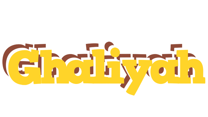 Ghaliyah hotcup logo