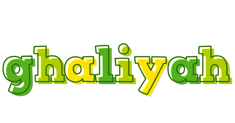 Ghaliyah juice logo