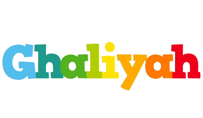 Ghaliyah rainbows logo
