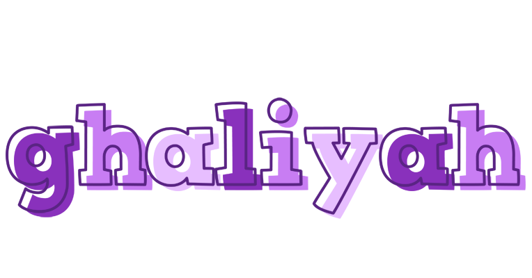 Ghaliyah sensual logo