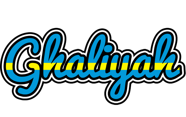 Ghaliyah sweden logo