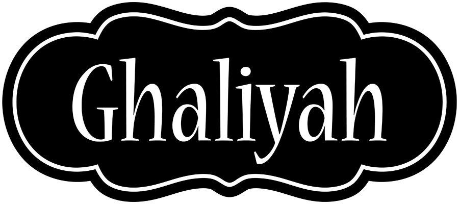 Ghaliyah welcome logo