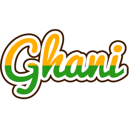 Ghani banana logo