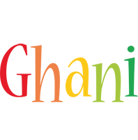 Ghani birthday logo
