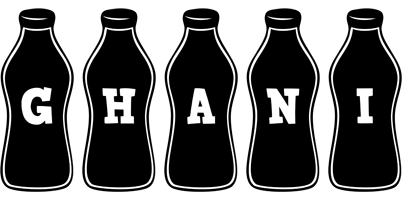 Ghani bottle logo