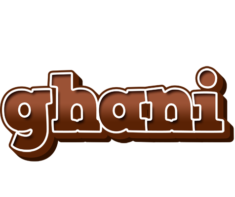 Ghani brownie logo