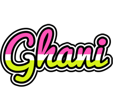 Ghani candies logo