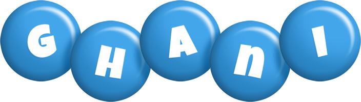 Ghani candy-blue logo