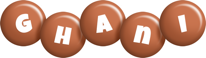 Ghani candy-brown logo