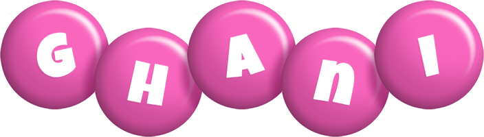 Ghani candy-pink logo