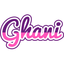 Ghani cheerful logo
