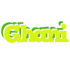 Ghani citrus logo
