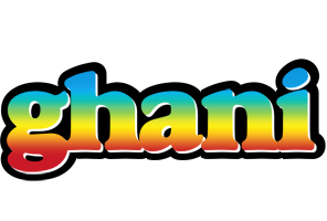 Ghani color logo