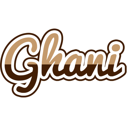 Ghani exclusive logo