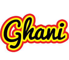 Ghani flaming logo