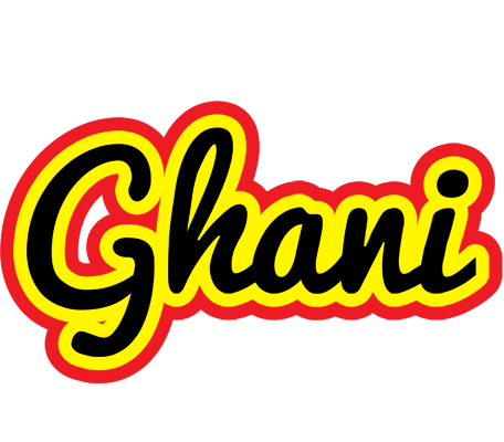 Ghani flaming logo