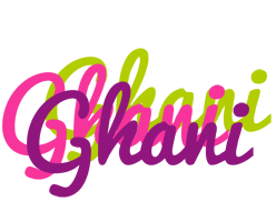 Ghani flowers logo