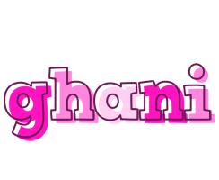 Ghani hello logo