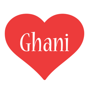 Ghani love logo