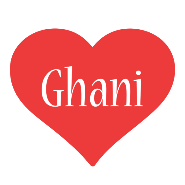 Ghani love logo
