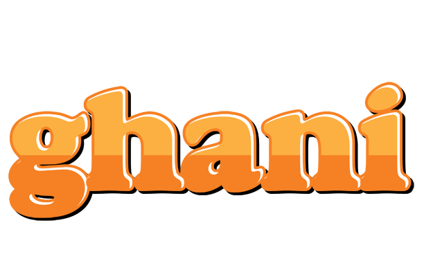 Ghani orange logo