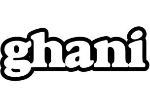 Ghani panda logo