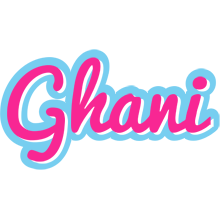 Ghani popstar logo