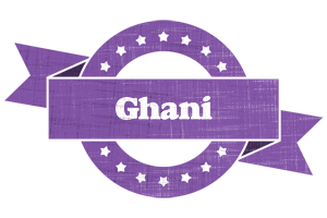 Ghani royal logo