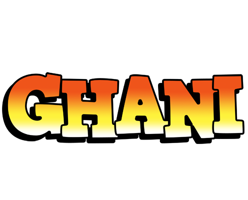 Ghani sunset logo