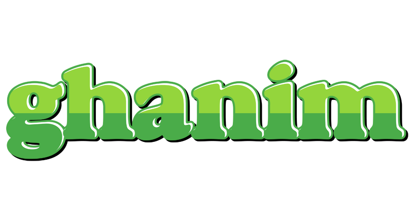 Ghanim apple logo