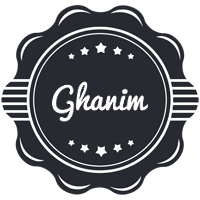 Ghanim badge logo