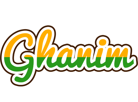 Ghanim banana logo