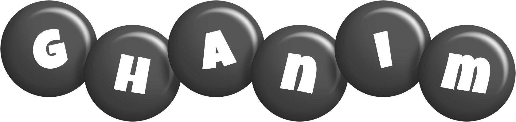 Ghanim candy-black logo